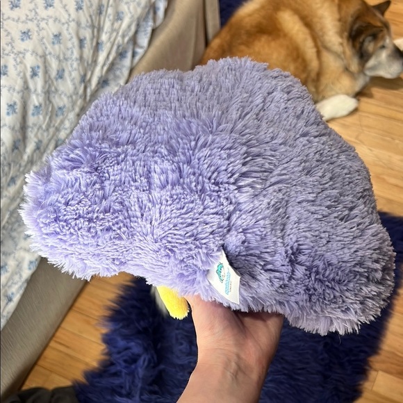 Cozy Cloud Plush Toy- Purple and Yellow - Picture 2 of 3